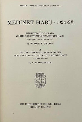Medinet Habu studies: 1924-1928, with: Medinet Habu studies: 1928/9[newline]M3534a-03.jpeg