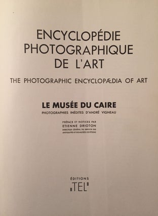 Encyclopédie photographique de l'Art: le Musée du Caire