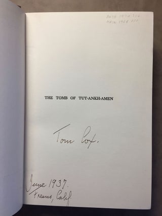 The tomb of Tut-Ankh-Amen. Vol. I, II & III (complete set)