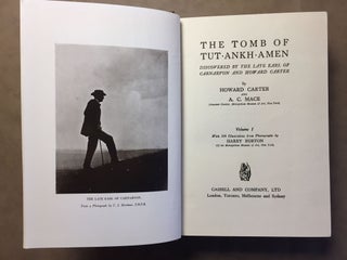 The tomb of Tut-Ankh-Amen. Vol. I, II & III (complete set)