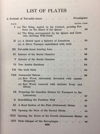 The tomb of Tut-Ankh-Amen. Vol. I, II & III (complete set)
