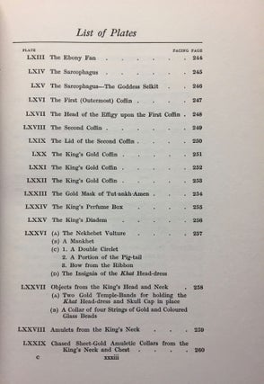 The tomb of Tut-Ankh-Amen. Vol. I, II & III (complete set)