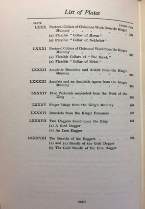 The tomb of Tut-Ankh-Amen. Vol. I, II & III (complete set)