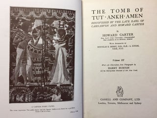 The tomb of Tut-Ankh-Amen. Vol. I, II & III (complete set)[newline]M3566c-77.jpg