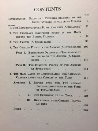 The tomb of Tut-Ankh-Amen. Vol. I, II & III (complete set)