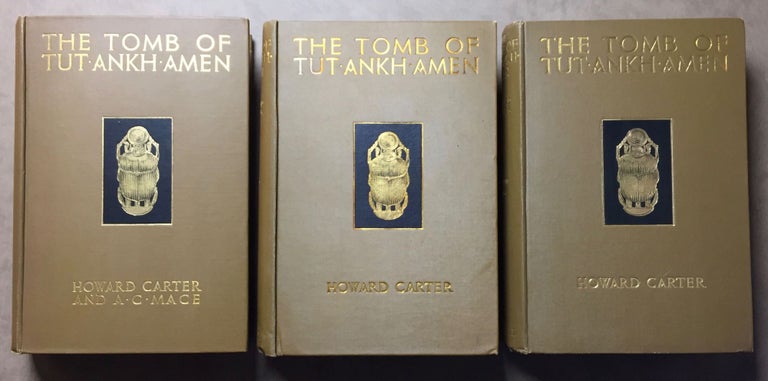 Item #M3566c The tomb of Tut-Ankh-Amen. Vol. I, II & III (complete set). CARTER Howard.[newline]M3566c.jpg