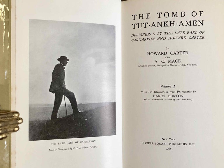 Item #M3566e The tomb of Tut-Ankh-Amen. Vol. I, II & III (complete set). CARTER Howard.[newline]M3566e.jpeg