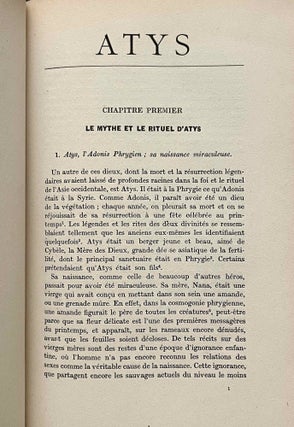 Atys et Osiris