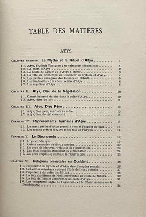 Atys et Osiris