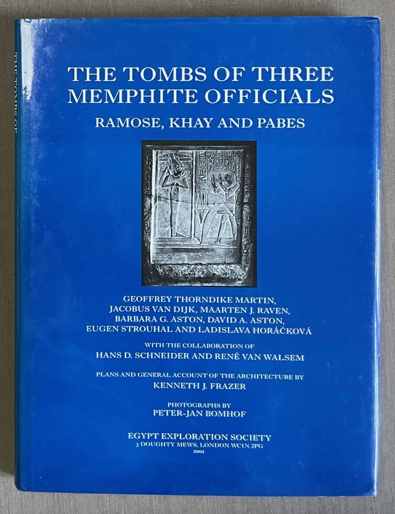 Item #M3575e The tombs of three Memphite officials: Ramose, Khay and Pabes. MARTIN Geoffrey Thorndike.[newline]M3575e-00.jpeg