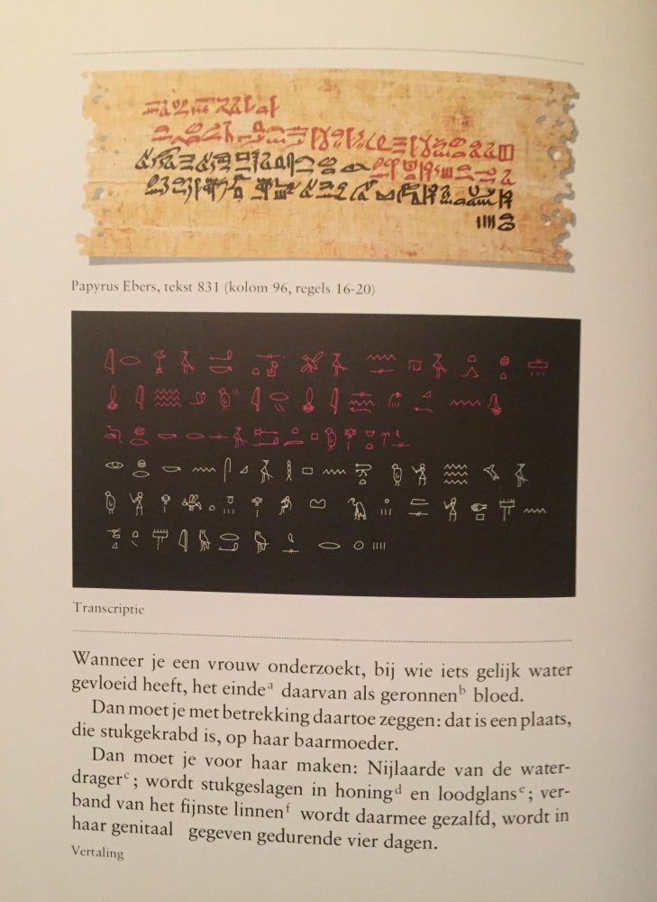 Item #M3577 Gynaecologische aspecten van de Papyrus Ebers. SIJPESTEIJN Pieter Johannes.[newline]M3577.jpg