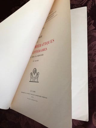 Catalogue des ostraca hiératiques non littéraires de Deir el Médineh. Tome VI: Nos. 550 à 623[newline]M3589a-02.jpg