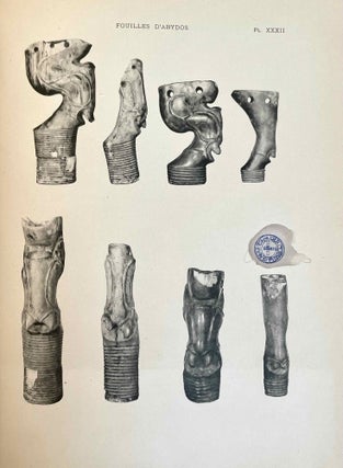 Item #M3599a Mission Amélineau. Les nouvelles fouilles d'Abydos. Tome I: 1895-1896....