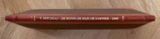 Item #M3600 Les nouvelles fouilles d'Abydos. Fasc. 1: 1896. AMELINEAU Emile Clément