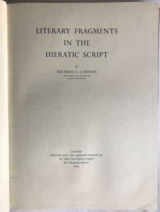 Literary fragments in the hieratic script[newline]M3622e-03.jpg