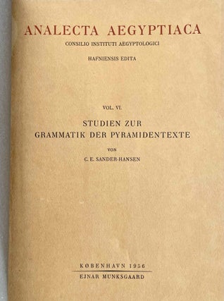 Studien zur Grammatik der Pyramidentexte[newline]M3634c-02.jpeg