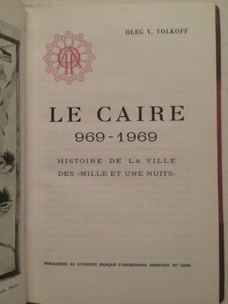 Le Caire. 969-1949