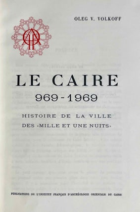 Le Caire. 969-1949