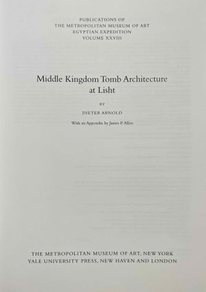 Middle Kingdom tomb architecture at Lisht