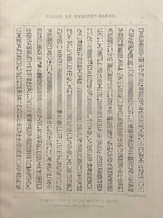 Fouilles exécutées à Thèbes dans l'année 1855. Textes hiéroglyphiques et documents inédits.[newline]M3654c-07.jpeg