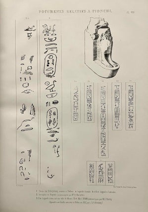 Fouilles exécutées à Thèbes dans l'année 1855. Textes hiéroglyphiques et documents inédits.[newline]M3654c-08.jpeg