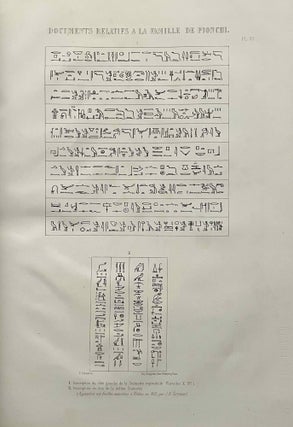 Fouilles exécutées à Thèbes dans l'année 1855. Textes hiéroglyphiques et documents inédits.[newline]M3654c-09.jpeg