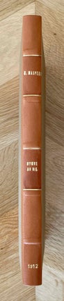 Item #M3685c Hymne au Nil. MASPERO Gaston