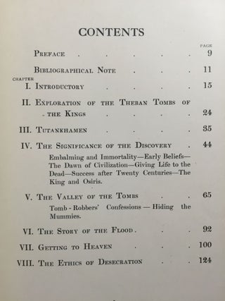 Tutankhamen and the discovery of his tomb