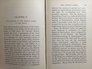 Tutankhamen and the discovery of his tomb