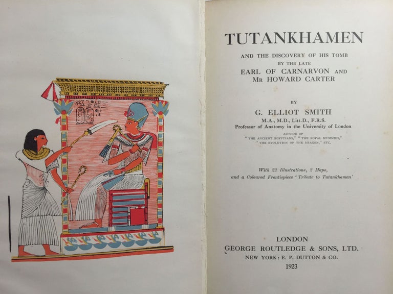 Item #M3696b Tutankhamen and the discovery of his tomb. SMITH Grafton Elliot.[newline]M3696b.jpg