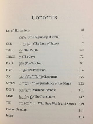The keys of Egypt. The race to read the hieroglyphs.