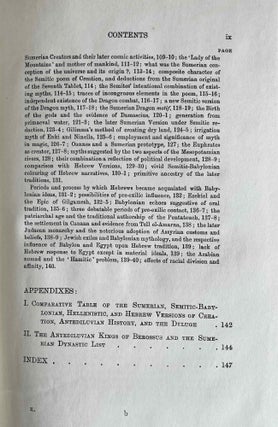 Legends of Babylon and Egypt in relation to Hebrew tradition. The Schweich Lectures, 1916.[newline]M3701-08.jpeg