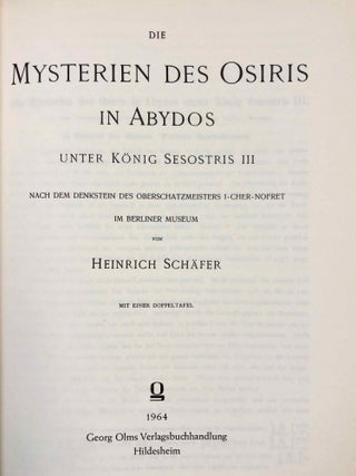 UGAÄ. Band IV: Schäfer, Prunkgefässe. Schäfer, Mysterien des Osiris. Gardiner: Inscription of Mes.[newline]M3710a-05.jpg