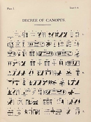 The Decree of Canopus in Hieroglyphics and Greek with Translations, and an Explanation of the Hieroglyphical Characters[newline]M3715b-04.jpeg