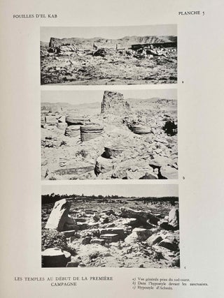 FOUILLES D'EL KAB exécutées par la Fondation Égyptologique Reine Élisabeth. Bruss., 1940-54. Volumes I & II (without volume III)[newline]M3720g-07.jpeg