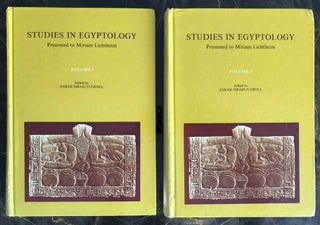 Item #M3722a Studies in Egyptology presented to Miriam Lichtheim. 2 volumes (complete set)....[newline]M3722a.jpg