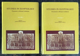 Item #M3722a Studies in Egyptology presented to Miriam Lichtheim. 2 volumes (complete set)....