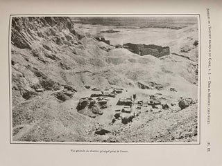 Rapports préliminaires sur les fouilles de Deir el-Medineh. Tome I to X (1922-1932). 10 volumes.[newline]M3729a-09.jpeg