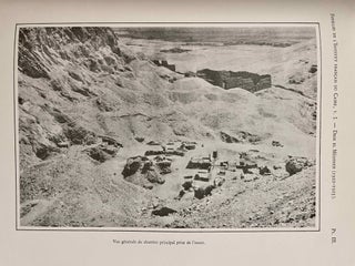Rapports préliminaires sur les fouilles de Deir el-Medineh. Tome I to X (1922-1932). 10 volumes.