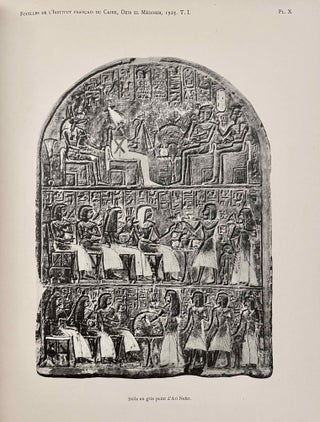 Rapports préliminaires sur les fouilles de Deir el-Medineh. Tome I to X (1922-1932). 10 volumes.