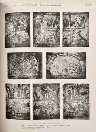 Rapports préliminaires sur les fouilles de Deir el-Medineh. Tome I to X (1922-1932). 10 volumes.[newline]M3729a-20.jpeg