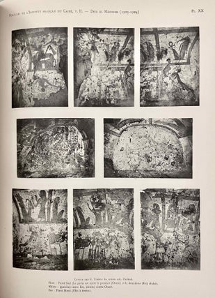 Rapports préliminaires sur les fouilles de Deir el-Medineh. Tome I to X (1922-1932). 10 volumes.