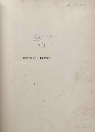 Rapports préliminaires sur les fouilles de Deir el-Medineh. Tome I to X (1922-1932). 10 volumes.