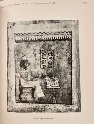 Rapports préliminaires sur les fouilles de Deir el-Medineh. Tome I to X (1922-1932). 10 volumes.