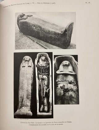 Rapports préliminaires sur les fouilles de Deir el-Medineh. Tome I to X (1922-1932). 10 volumes.[newline]M3729a-58.jpeg