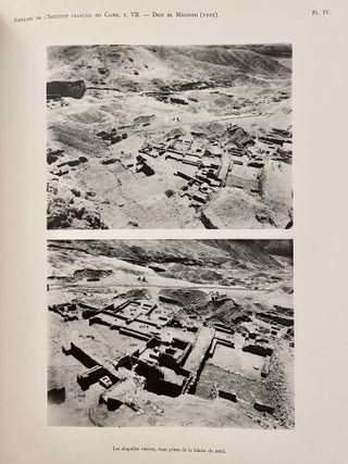 Rapports préliminaires sur les fouilles de Deir el-Medineh. Tome I to X (1922-1932). 10 volumes.