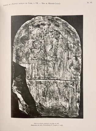 Rapports préliminaires sur les fouilles de Deir el-Medineh. Tome I to X (1922-1932). 10 volumes.