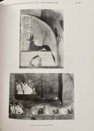 Rapports préliminaires sur les fouilles de Deir el-Medineh. Tome I to X (1922-1932). 10 volumes.[newline]M3729a-75.jpeg