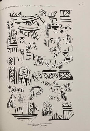 Rapports préliminaires sur les fouilles de Deir el-Medineh. Tome I to X (1922-1932). 10 volumes.