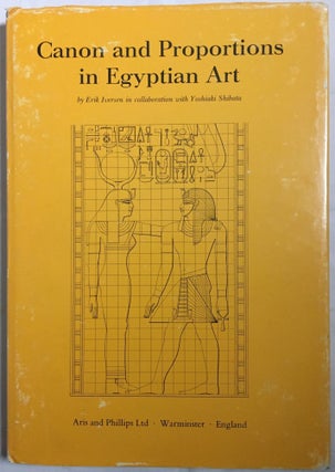 Item #M3731a Canon and proportion in Egyptian art. IVERSEN Erik